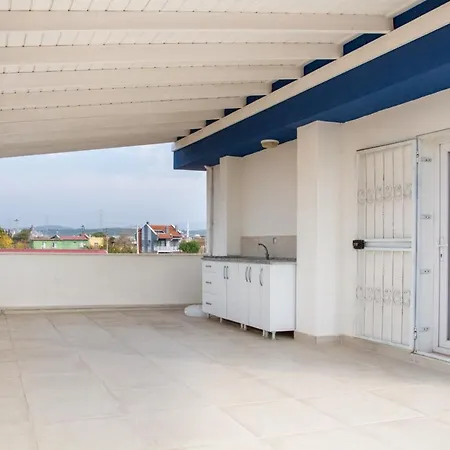 Lovely Backyard And Terrace In Urla Gulbahce
